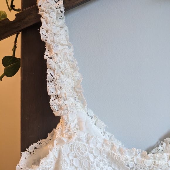 🌹 REFORMATION- NEW White Cotton Lace Broderie DRESS - Picture 7 of 9